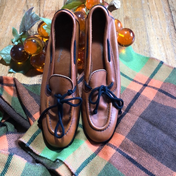 Vintage Saks Fifth Avenue Leather Loafers 8N - Picture 7 of 8